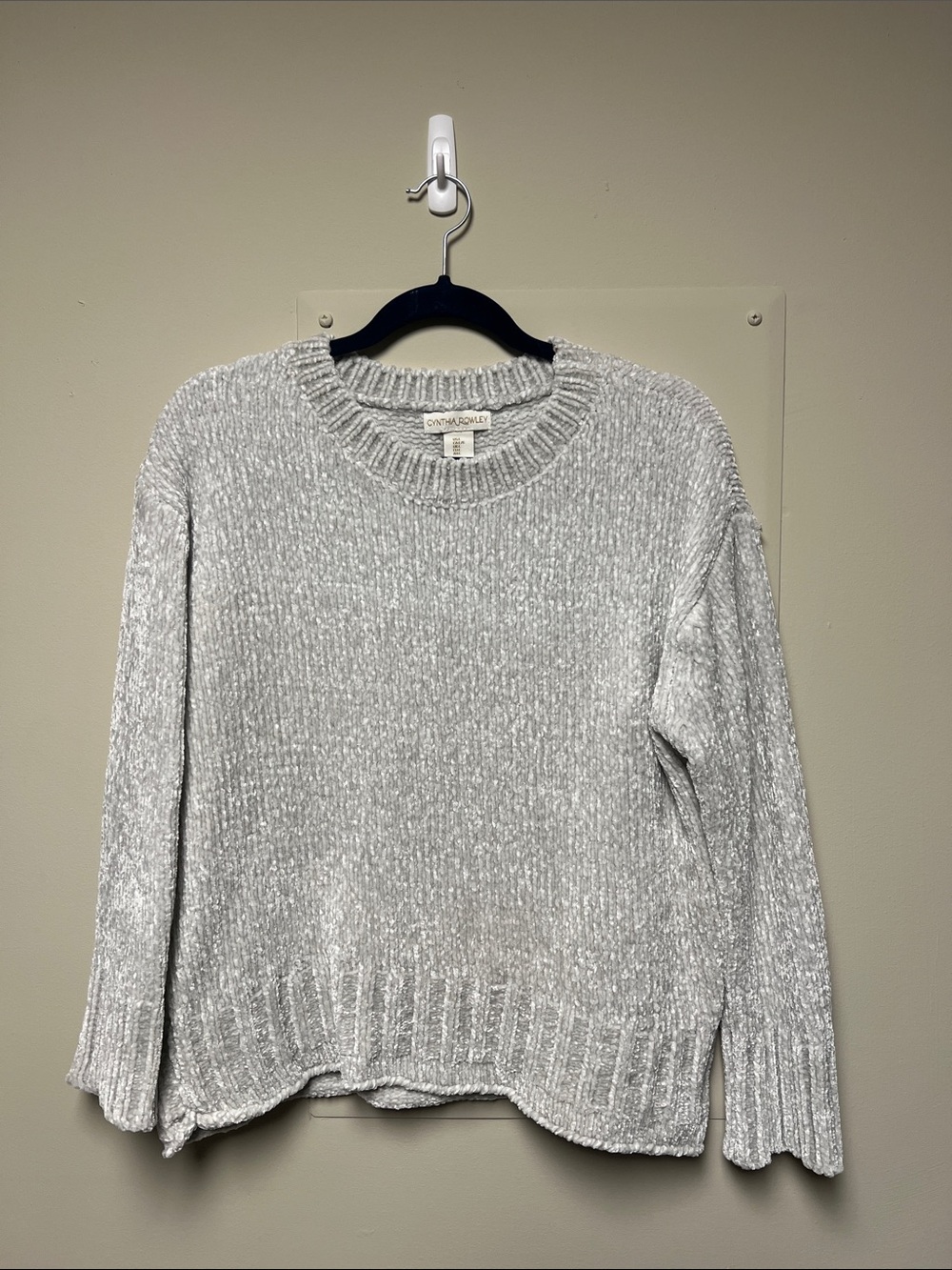 Cynthia Rowley chenille sweater
